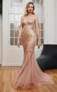 Vestido rosa claro